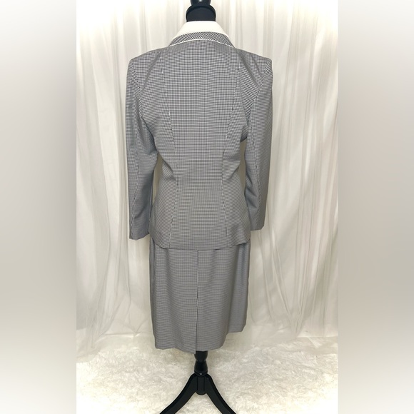 Vintage 70’s/80’s Lilli Ann Gingham Power Suit Girl Boss - Picture 6 of 15